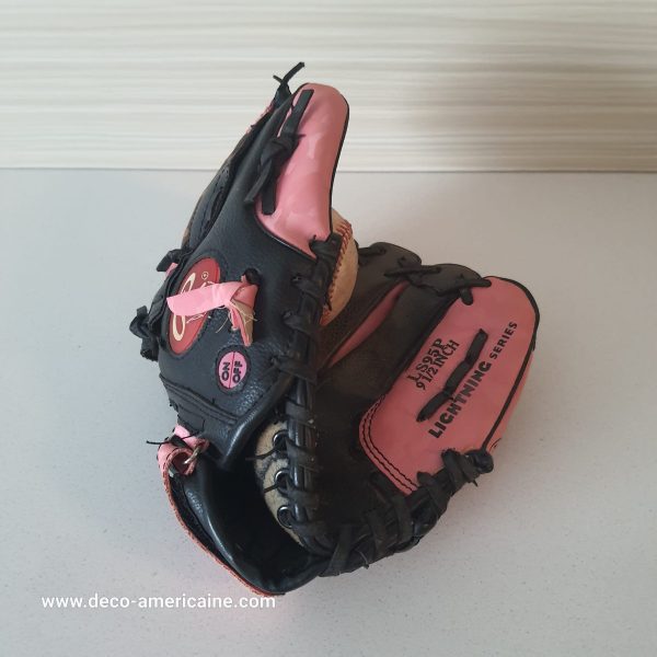 gant de baseball "rawlings girls" vintage en cuir avec sa balle "officielle"