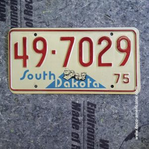 plaque d'immatriculation américaine dakota du sud (copie)
