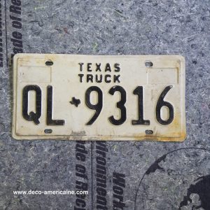 plaque d'immatriculation américaine texas flag (relief) (copie)
