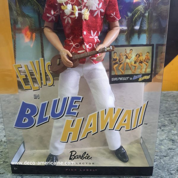 elvis presley collection classic edition elvis in blue hawaii mattel barbie
