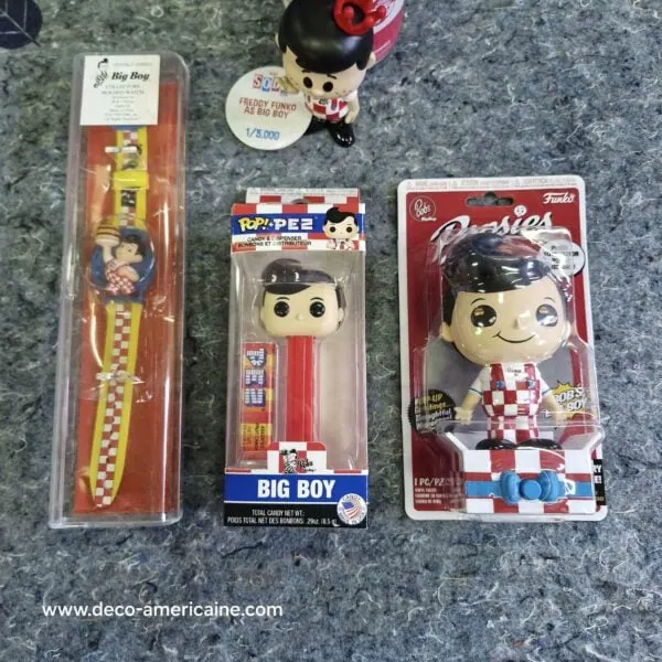 bob's big boy restaurant lot 4 objets de collection