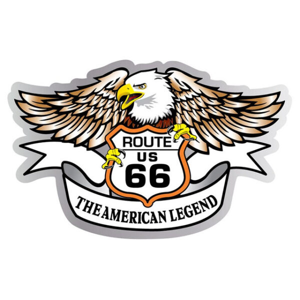 magnet made in usa route 66 & eagle usa