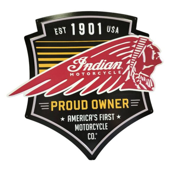 Plaque deco americaine Indian