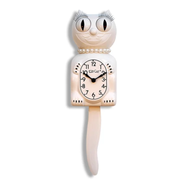 white lady kit cat klock